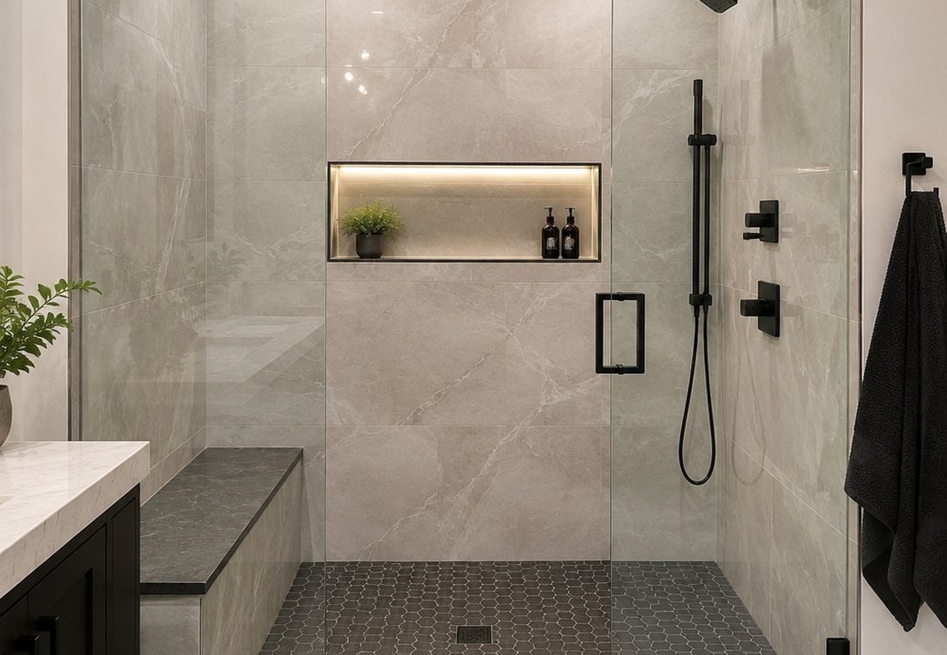 Custom bathroom remodel